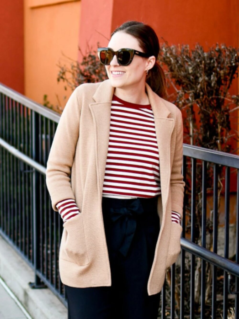 J.Crew Sophie Open-Front Sweater Blazer